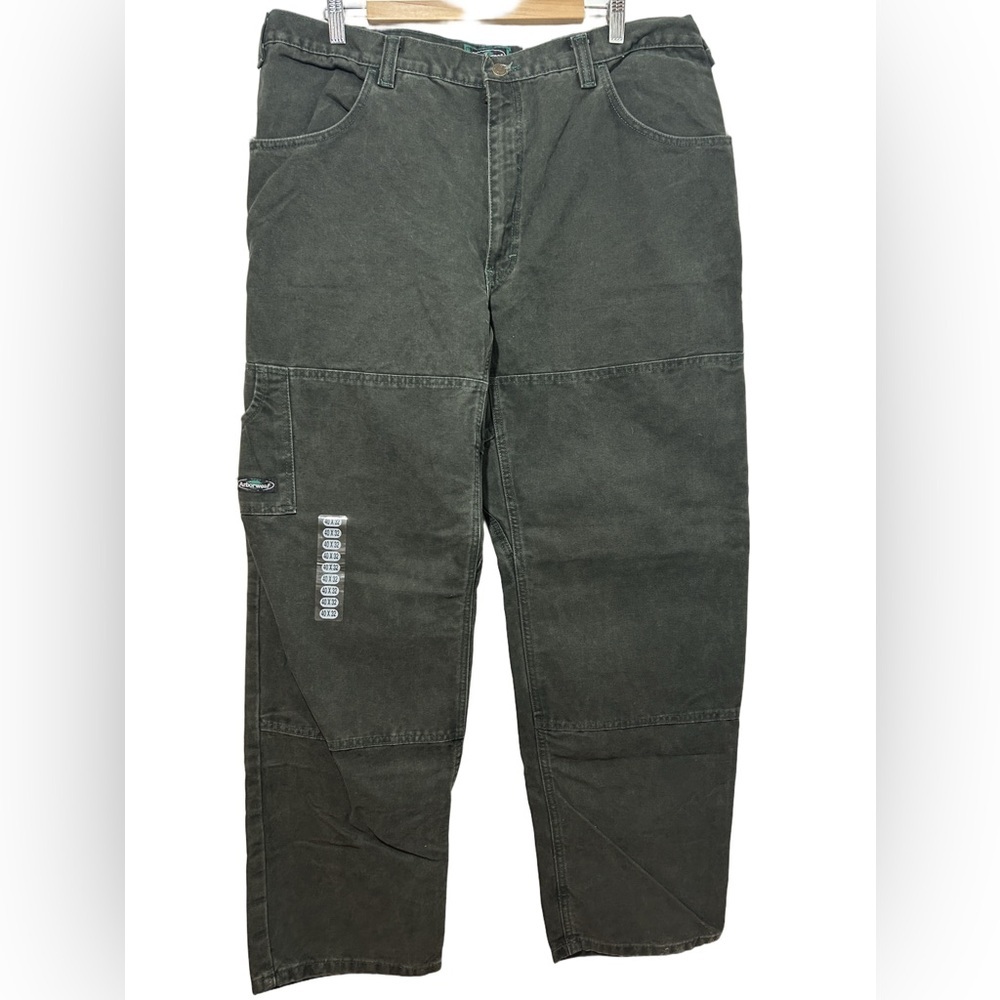 NWT Arborwear Men's Green Work Pants Size 40X32